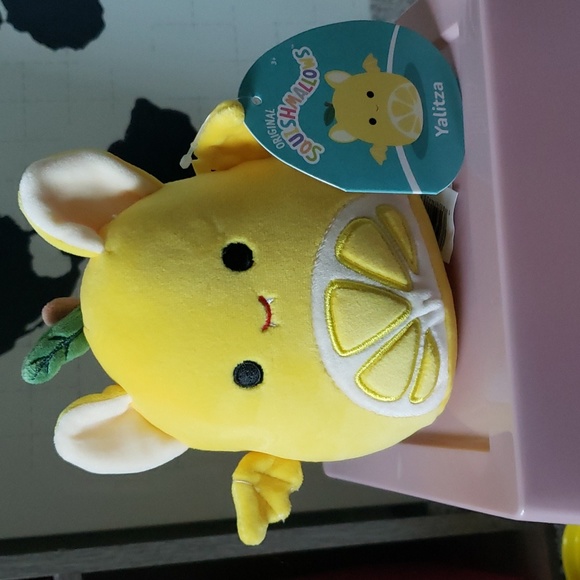 Squishmallows Other - Yalitza the Lemon Fruit Bat 5" Squishmallow NEW WITH TAGS